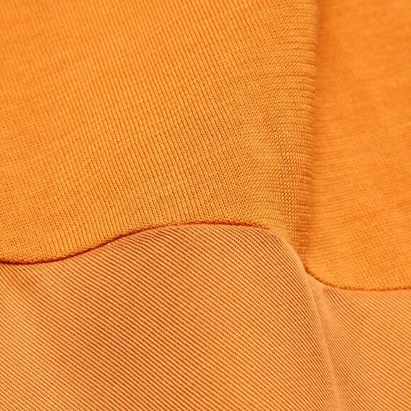 COS Mustard Ochre Midi Twill Knit Dress - Picture 7 of 13